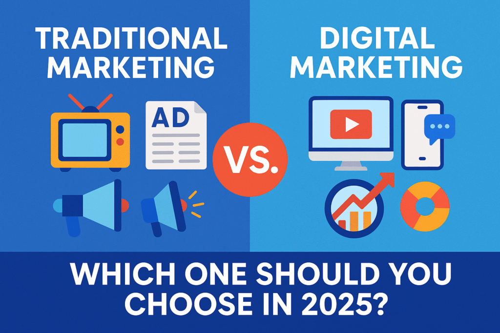 Traditional vs. Digital Marketing: Which One Should You Choose in 2025?